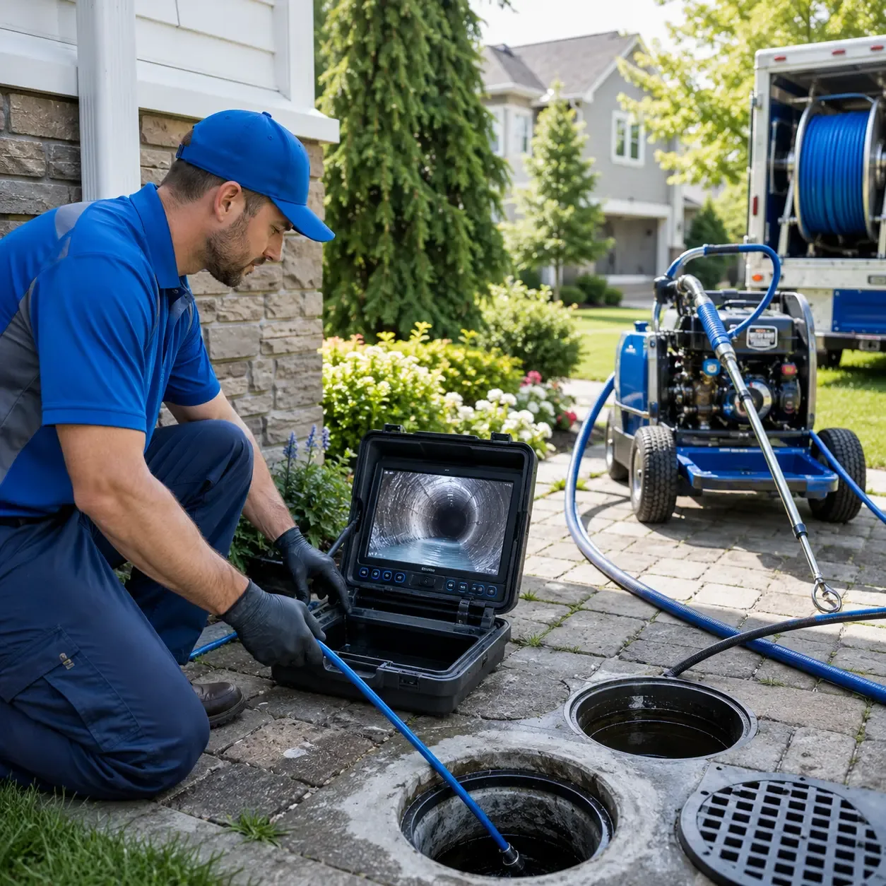 Outdoor drain cleaning professionals serving Carthage, IL